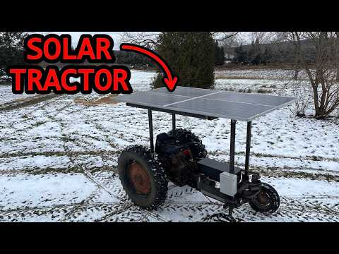 Adding solar charging to my electric tractor