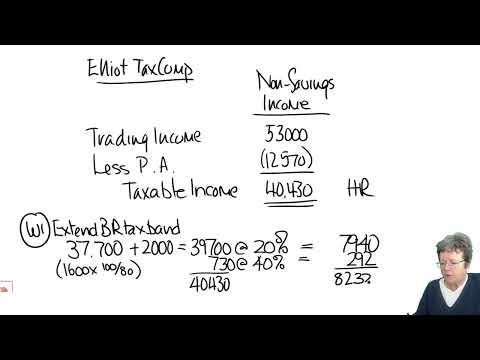 Income tax computation (part 5) - ACCA Taxation (FA 2022) TX-UK lectures