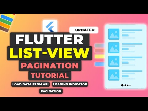 Flutter Pagination Tutorial | Flutter Infinite Scrolling Pagination Guide | Load More Data ListView
