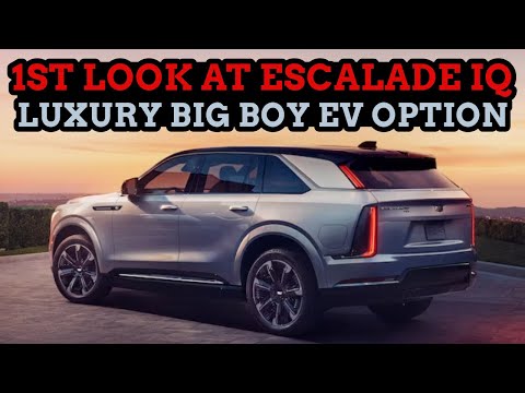 First Look At New Cadillac Escalade IQ! Big Boy Ultra Luxury Electric SUV
