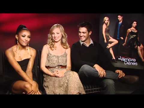 Vampire Diaries interview with Candice Accola, Kat Graham and Steven R. McQueen
