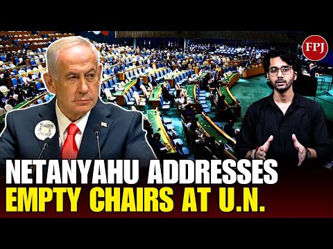 Netanyahu Addresses Empty Chairs at UNGA, Vows to End Hamas: Watch Key Moments of His Speech