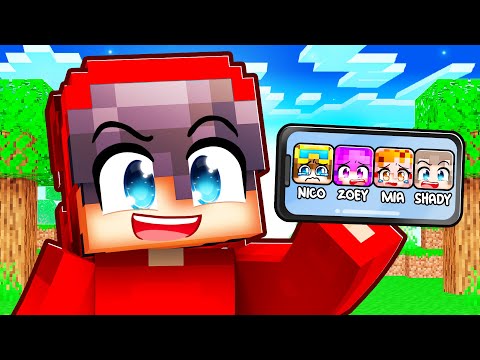 I Locked My Friends in a PHONE in Minecraft!
