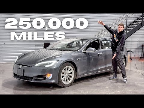 My Friend Bought A $9,000 Tesla Model S Raven w/ 250,000 Miles