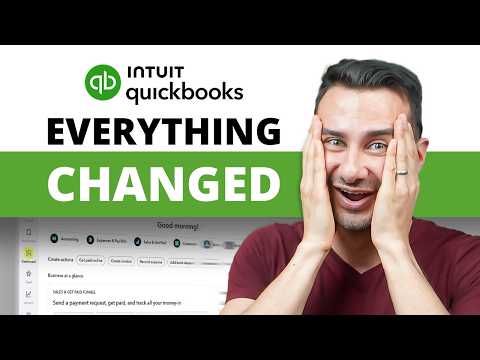 QuickBooks Online 2025 Beginner Tutorial (New Layout Explained)
