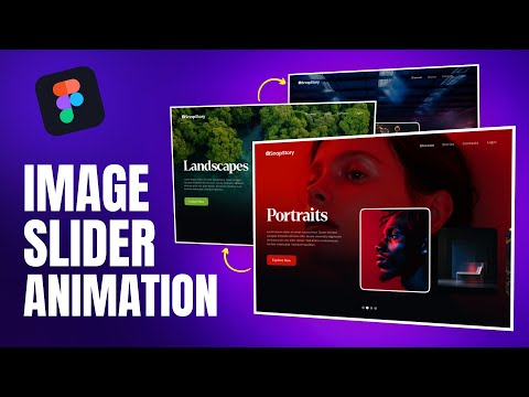 Create ADVANCED Image Slider Animation In Figma | Figma Tutorial