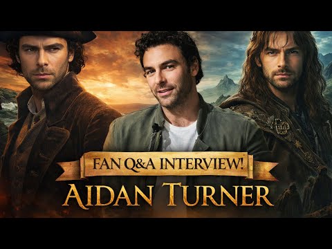 Aidan Turner Reveals Secrets About Poldark, The Hobbit & His Acting Process! 🔥 Fan Q&A
