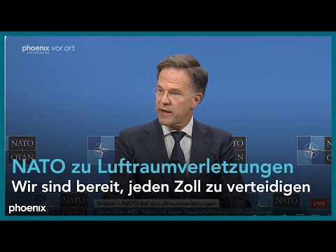 Tagung des NATO-Rates nach Artikel 4 | 23.09.2025