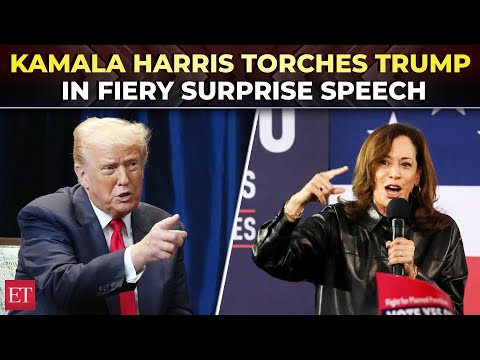 'We refuse to kneel before tyrant': Kamala Harris UNLEASHES on Trump at California 'Yes on 50' rally