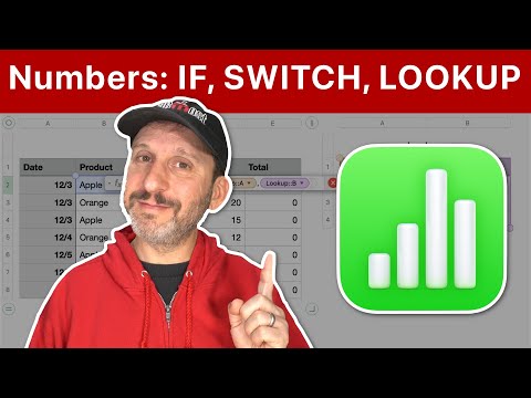 How To Convert Words and Names To Values in Numbers With IF, SWITCH and LOOKUP