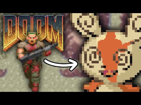 I Played DOOM Using Only Spinda Patterns