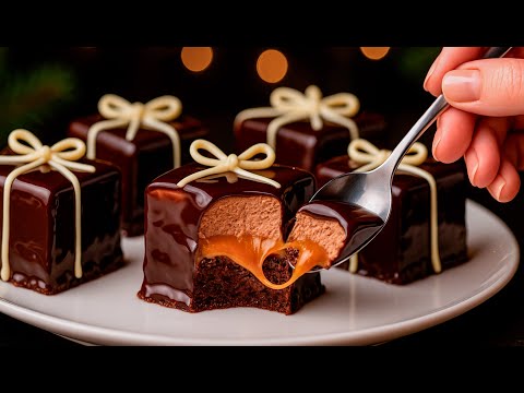 Mini Chocolate Cakes with a Caramel Center – so easy to make at home!