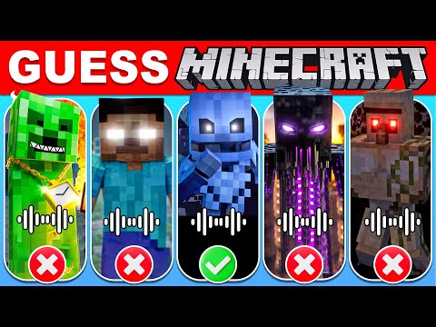 Guess the Minecraft Characters by Voice and Song RAP Edition! 🎤🎮 Ultimate Minecraft Movie Quiz ⛏️