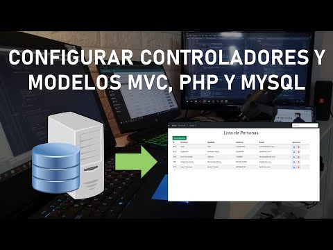 Configurar Controladores y Modelos  MVC, PHP y MySQL -  Clase 22