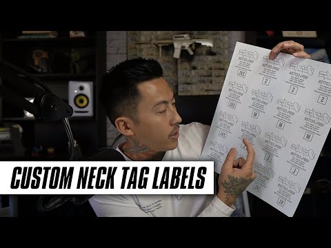 Custom Neck Labels for Your Clothing Brand | T-Shirt Neck Tag Labels