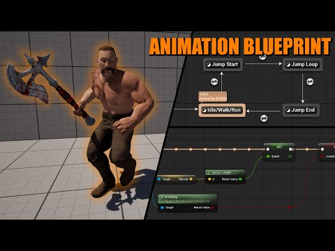 How To Animate Your Character In Unreal Engine 5 With Animation Blueprint And Blendspace (Tutorial)