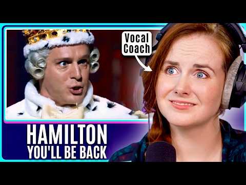 Jonathan Groff’s Spitting King George🤴| Hamilton - You'll Be Back | Vocal Coach Analysis