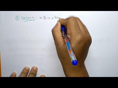 break and continue in c programming | goto statement | Syntax | C Programming | Lec-28