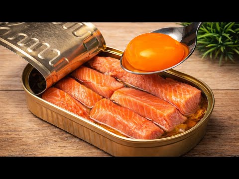 Einfach Eier und Lachs vermischen! Diesen Trick habe ich in einem Restaurant gelernt!