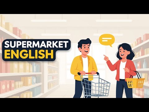 English Conversation at the Supermarket | Easy Practice (A1–A2