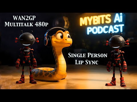 Wan2GP - Multitalk - Single Person Lip Sync