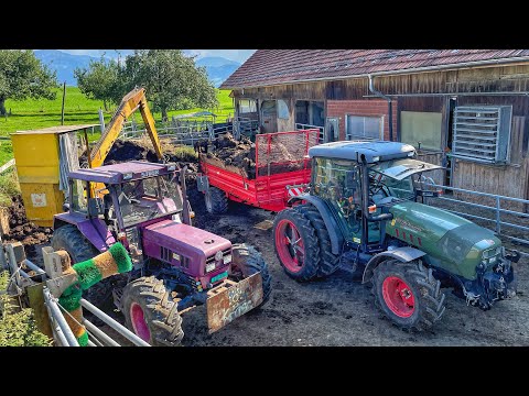 Навоз під ОРАНКУ 2024! НОВОМУ ПРАЦІВНИКУ не довіряє? Розкидаєм 45т/га УКРАЇНЕЦЬ на Фермі у Швейцарії