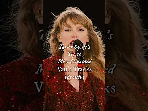 Counting down the top 10 most streamed Taylor Swift vault tracks....  #taylorswift #ranked #shorts