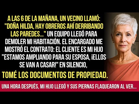 Mi Hijo Contrató Un Equipo Y Demolió Mi Habitación Para Su Esposa. Yo La Hice Pagar Por Eso...