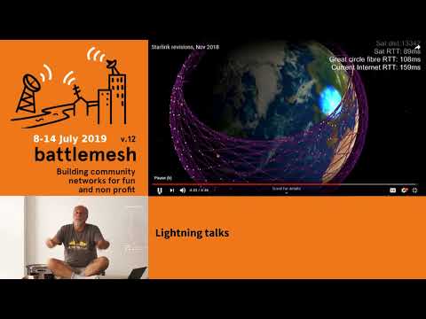 Dave Täht lightning talk at battlemesh 2019