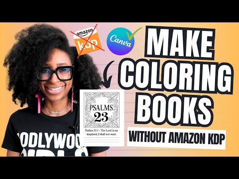 HOW TO MAKE COLORING BOOKS WITHOUT Using Amazon KDP... (Easy Canva Tutorial)