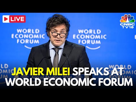 WEF 2025 LIVE: Argentina's President Javier Milei Addresses the World Economic Forum in Davos | N18G