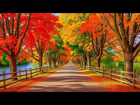 Beautiful Relaxing Music 🍁 Soothing Autumn Music For Stress Relief, Deep Relaxtion, Calm Nervous