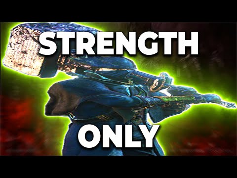 Bloodborne But I'm ONLY LEVELING STRENGTH!