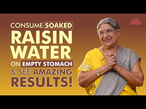 Drink Raisin Water Every Morning | 6 Amazing Benefits For Weight Loss, Skin and Digestion