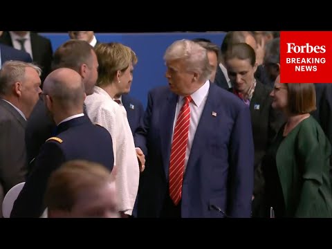 WATCH: Trump, World Leaders Attend NATO Summit And Welcome Ceremony