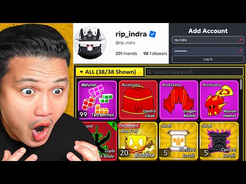 $1 vs $1,000,000 Blox Fruits Account (Owner Account)