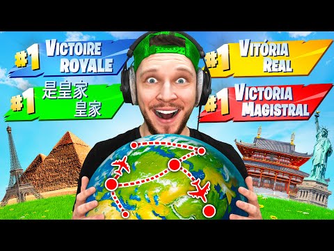 j'ai gagné dans Différents Pays !