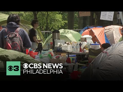 Pro-Palestinian protests continue at on-campus encampments at Penn, Swarthmore