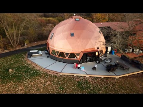 Geodesic dome house_complete