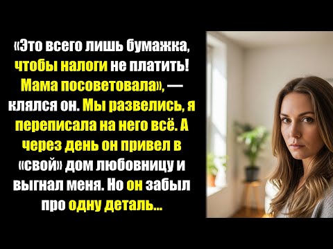 «Давай разведемся фиктивно ради бизнеса!» — умолял муж. Я согласилась и забрала всё себе
