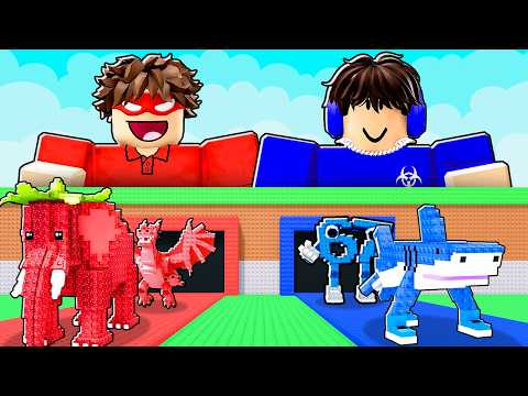 RED vs BLUE In Steal A Brainrot!!