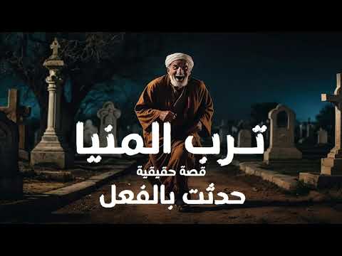 قصة حقيقية لشاب صعيدي يسير امام ترب المنيا ويرى عجوز مرعب يجري ويضحك حتى يكتشف انه شبح يسكن المقابر!
