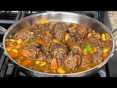 Jamaican Brown Stew Turkey Neck π―π² | Real Island Flavor and Tender Goodness!