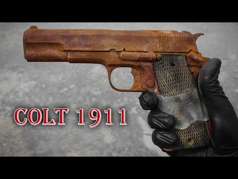 Colt M1911 US Army Gun Restoration | Real Gun Restoration #restoration #gunrestoration #colt1911