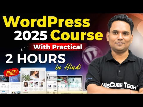 WordPress Full Course for Beginners (2025) | How to Create a Website for Free (Beginner to Pro)