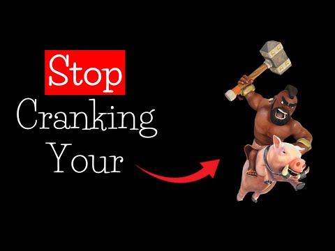 Clash Royale- Stop Cranking Your Hog. It will save you