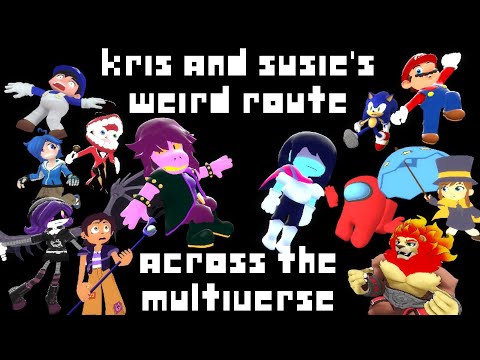 Kris and Susie's Weird Route Across the Multiverse (Deltarune Animation)