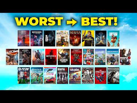 I Ranked Every Game I Played in 2025...