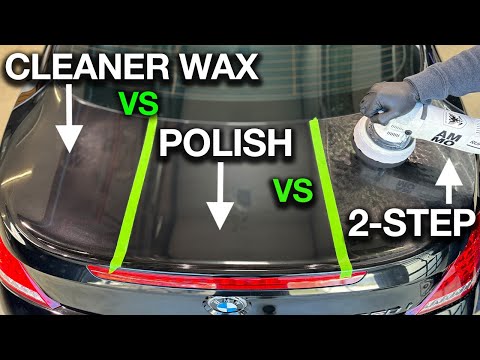 Cleaner Wax vs Polish vs 2 Step Compound BMW 650i 2 Hour Detail