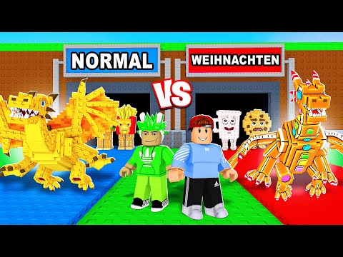 WEIHNACHTEN vs NORMALE BRAINROTS in Steal a Brainrot!